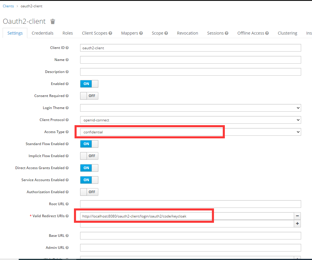 keycloak-new-client